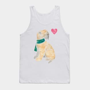 Watercolour Soft Coated Wheaten Terrier dog Tank Top